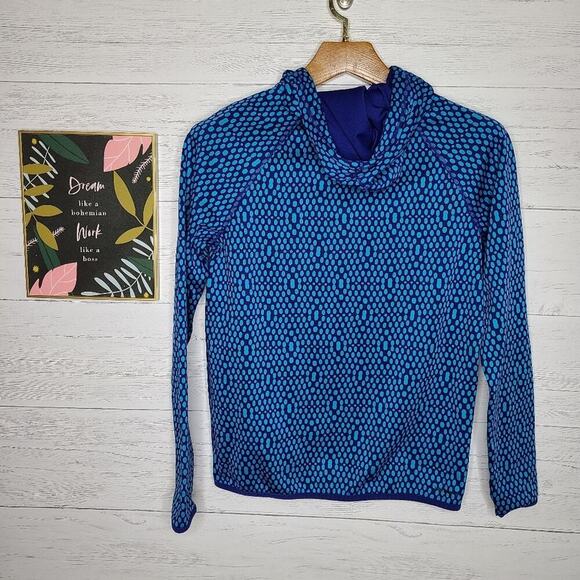 Nike‎ Size Small Blue Hooded Pullover Sweatshirt - Picture 3 of 12